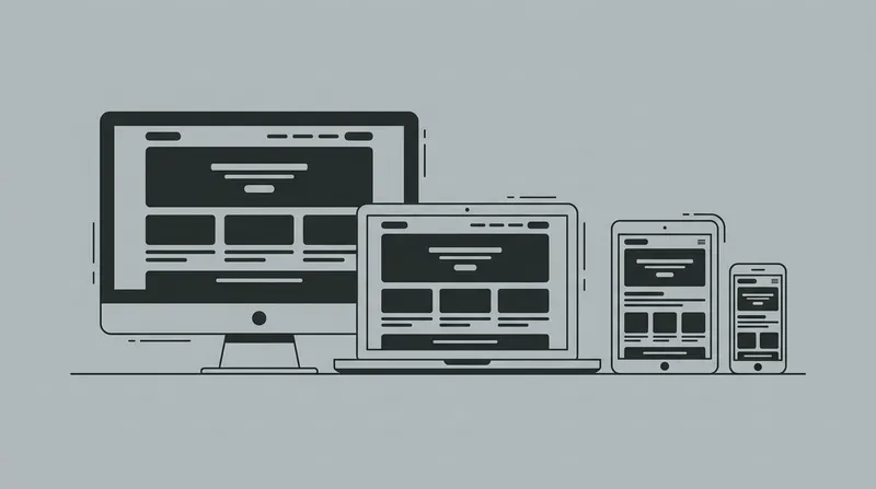 Abstract visual representing web development